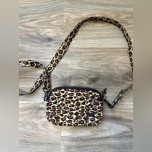 Lug Women's Coupe Convertible Crossbody Wallet LEOPARD BROWN